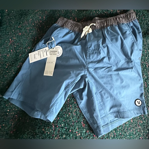 ‼️RARE‼️🎸VUORI🎸🔥NWT🔥Men’s KORE SHORT 7.5" in Pool Blue—M - Picture 2 of 16